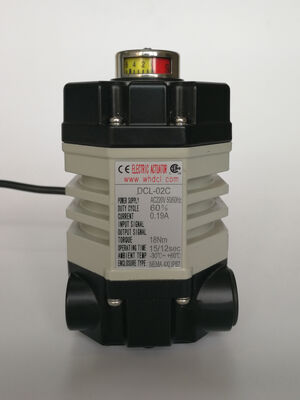 CSA Actuador eléctrico DC/AC de 18 Nm de súper par en miniatura