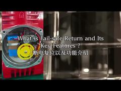 Actuador Eléctrico a Prueba de Explosiones IP68 CSA Restablecimiento al Apagado Modbus