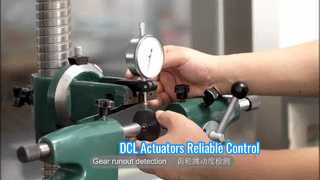 Actuadores eléctricos DCL Control de flujo confiable