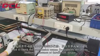 Prueba de rendimiento de par intermedio del actuador eléctrico